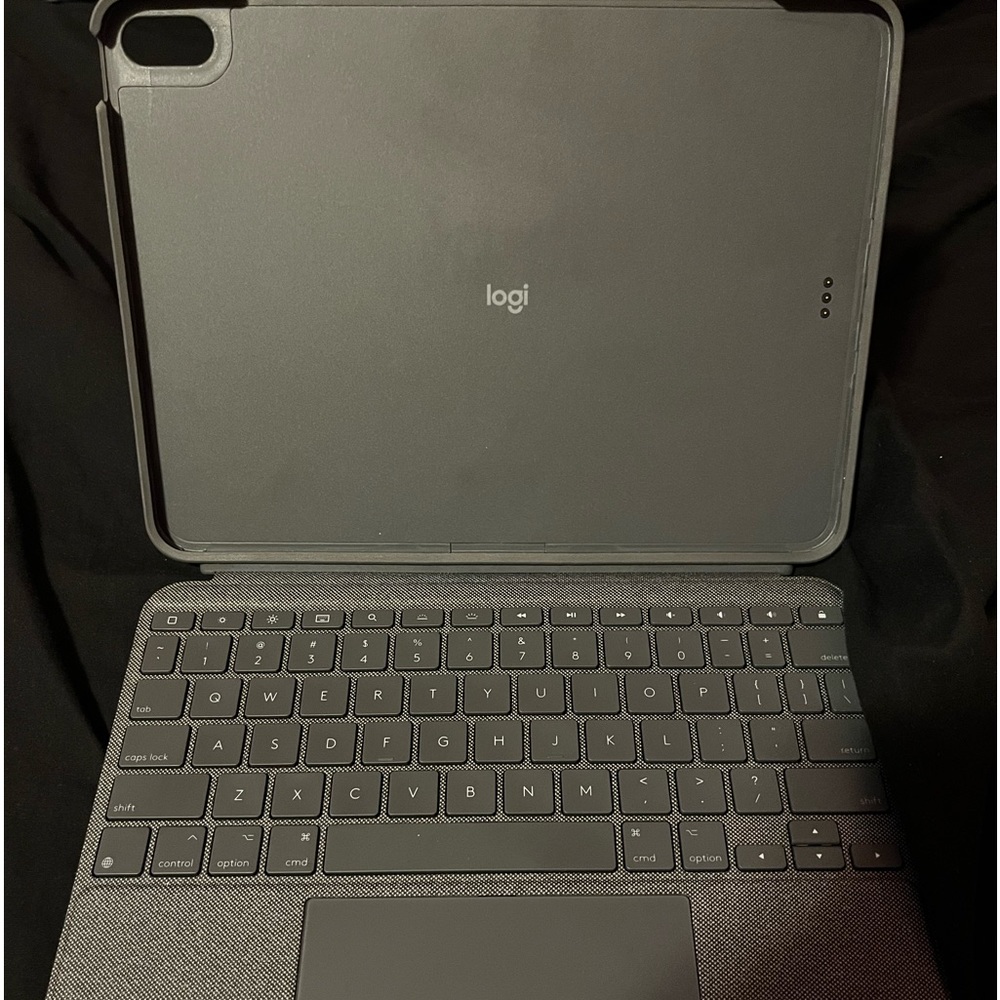Logitech - Combo Touch Keyboard Folio for Apple iPad Air/Pro